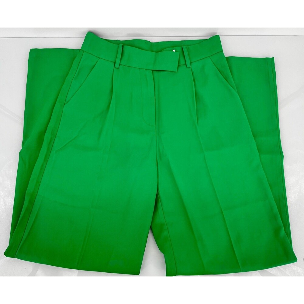 Women's Pants - mimosa By Lala Green Dress Slacks Elastic Waist Straight Fit SM - Picture 8 of 11